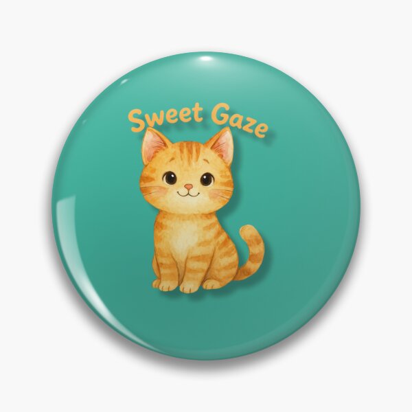 Item preview, Cute Orange Kitten Sweet Eyes – Adorable Cat Art for Kids designed and sold by MarZeDesigns .