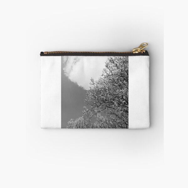 Item preview, Blooming willow tree, black and white photo designed and sold by Dniprianka.