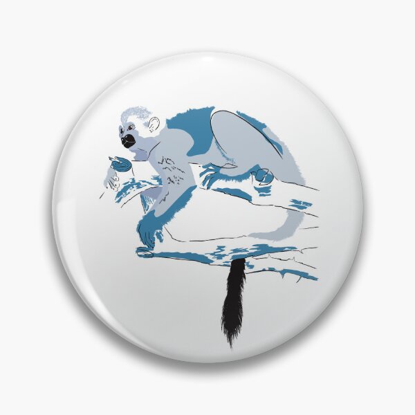 Item preview, Minimalist illustration squirrel monkey designed and sold by Ana Carvajal.