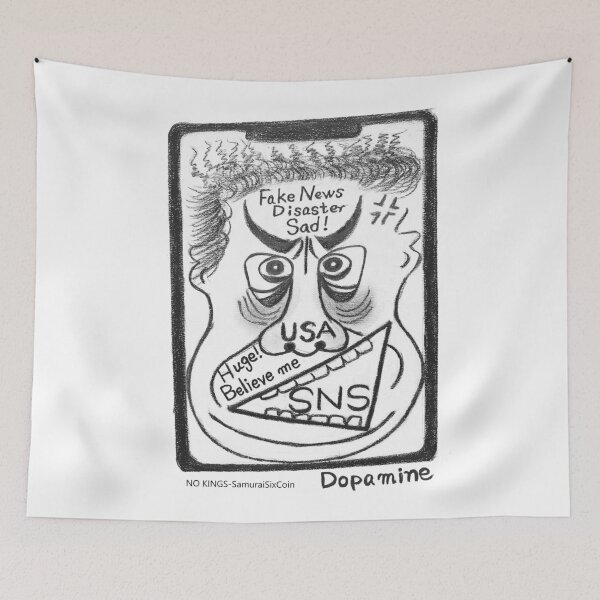 Item preview, NO KINGS: Trumpocchio-The Dopamine Dictator designed and sold by Real Trumpocchio.
