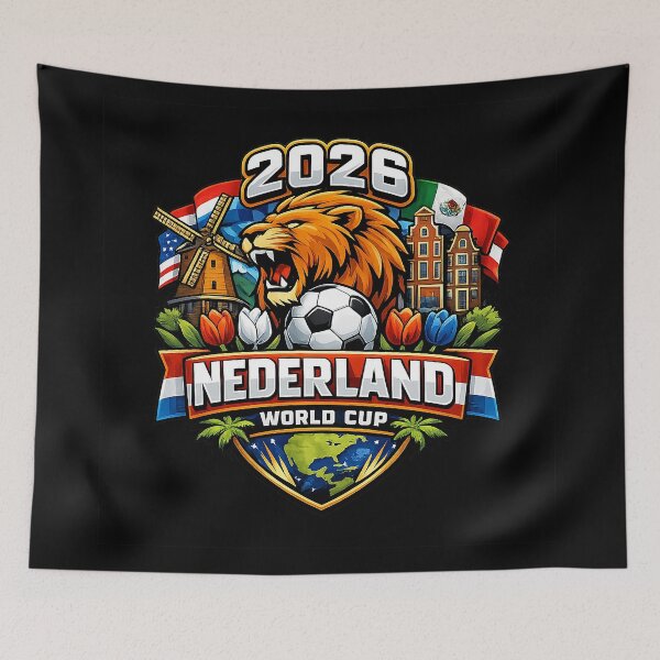 Item preview, Orange Pride Netherlands Football Supporter 2026 Retro Soccer Fan Design designed and sold by marilynkelliher.
