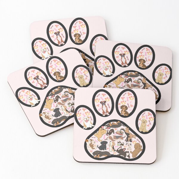 Item preview, Paw print puppy art designed and sold by Tipsycherryy.