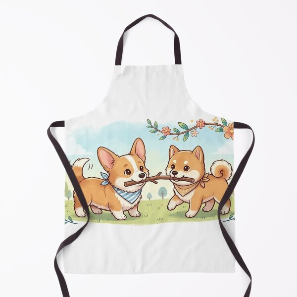 Item preview, Two Dog Playing Woods designed and sold by sharonNelsone.