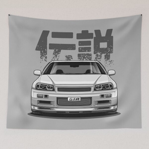 Item preview, Skyline V Spec GTR R34 (Pearl White) designed and sold by JioojiProject.