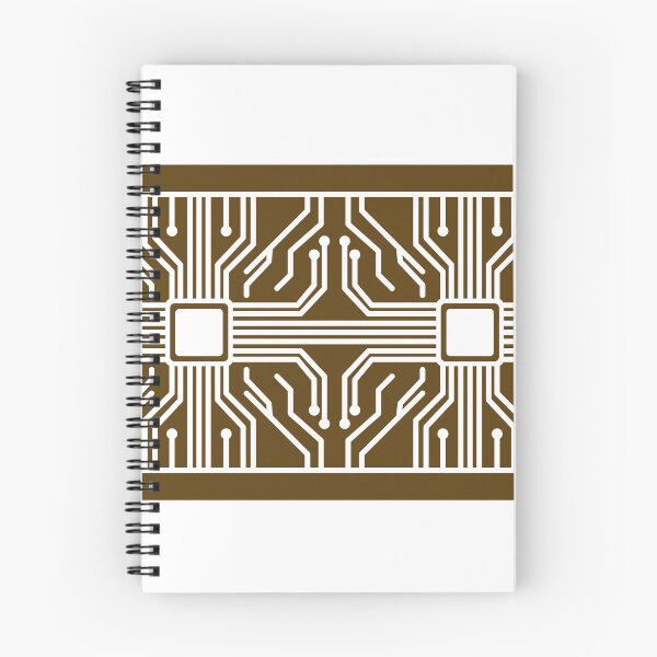 Item preview, Abstract microchip circuit line pattern seamless border in a horizontal layout designed and sold by Longsilp.