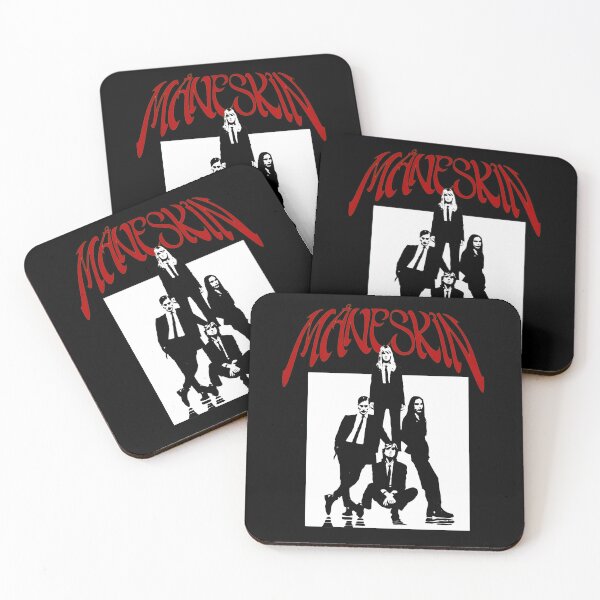 Item preview, Måneskins Band Graphic Red Logo designed and sold by OdditiesByE.