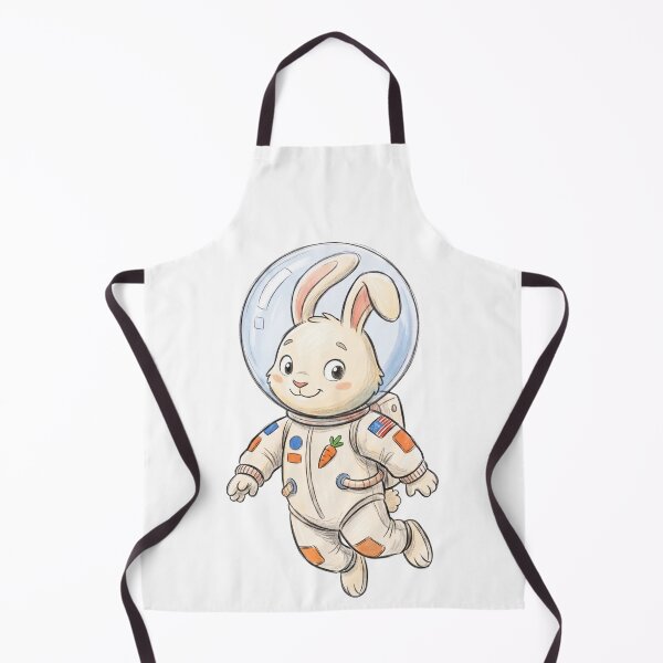 Item preview, Cute Astronaut Rabbit Floating in Space designed and sold by TaiwanMemory.