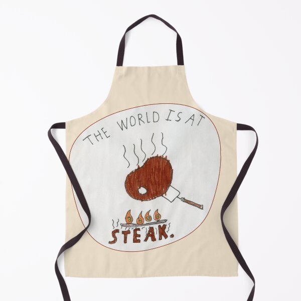 Item preview, The World Is at Steak — Alexia Collection designed and sold by PixelPun Studio.