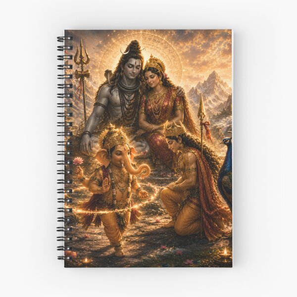 Item preview, Ganesha Wisdom Series: The Realization | When Wisdom Surpassed Speed | Kartikeya and Ganesha Mythology Art designed and sold by Homyar.