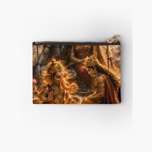 Item preview, Ganesha Wisdom Series: The Realization | When Wisdom Surpassed Speed | Kartikeya and Ganesha Mythology Art designed and sold by Homyar.