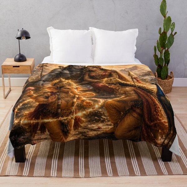 Item preview, Ganesha Wisdom Series: The Realization | When Wisdom Surpassed Speed | Kartikeya and Ganesha Mythology Art designed and sold by Homyar.
