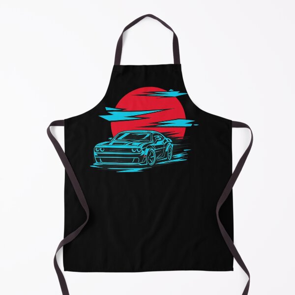 Item preview, Retro American Muscle Car Sunset Neon Street Style Car Guy Design designed and sold by SeriouslyArtistical.