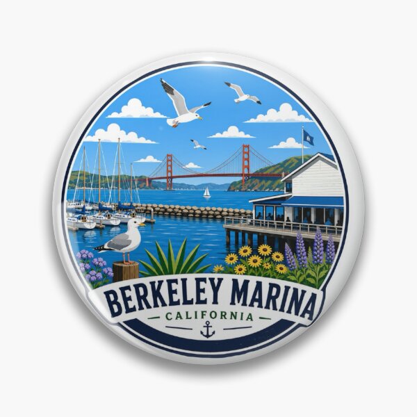Item preview, Berkeley Marina California designed and sold by Myra365Art.