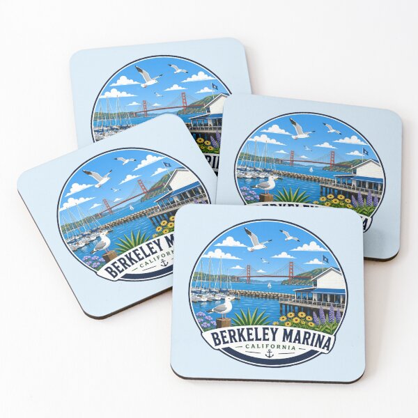 Item preview, Berkeley Marina California designed and sold by Myra365Art.