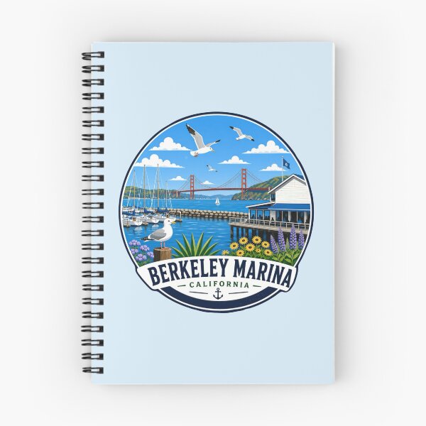 Item preview, Berkeley Marina California designed and sold by Myra365Art.