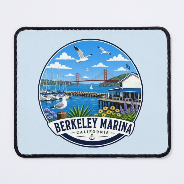 Item preview, Berkeley Marina California designed and sold by Myra365Art.