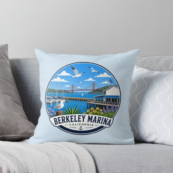 Item preview, Berkeley Marina California designed and sold by Myra365Art.