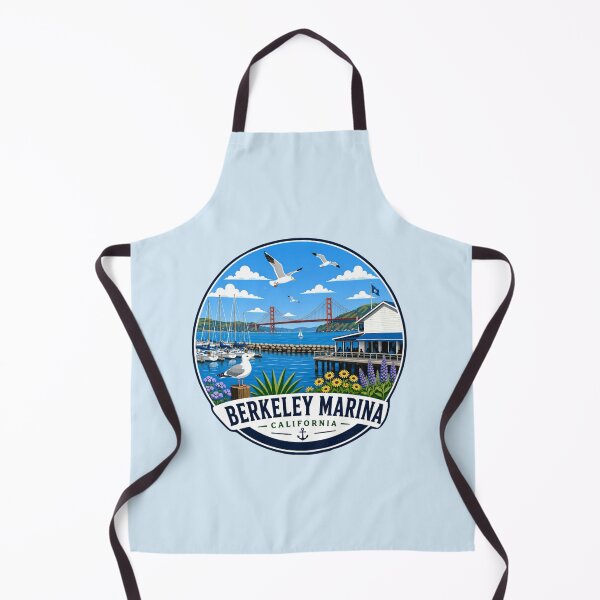 Item preview, Berkeley Marina California designed and sold by Myra365Art.