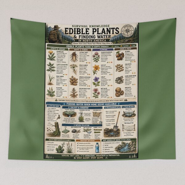 Item preview, Survival knowledge designed and sold by Roxburylane.