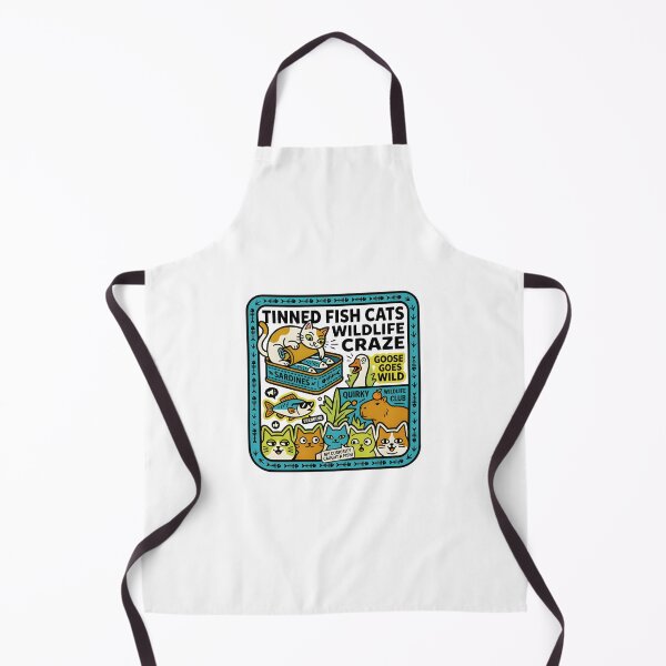 Item preview, Tinned Fish Cats Wildlife Craze Quirky Design designed and sold by maplesoulkiller.