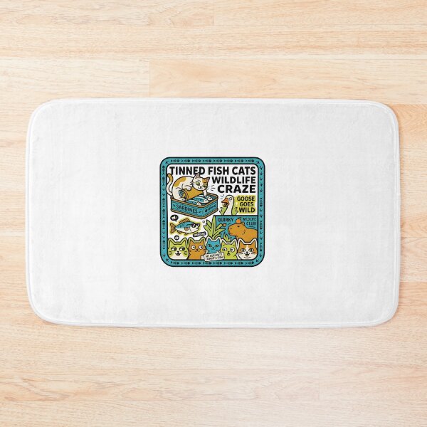Item preview, Tinned Fish Cats Wildlife Craze Quirky Design designed and sold by maplesoulkiller.