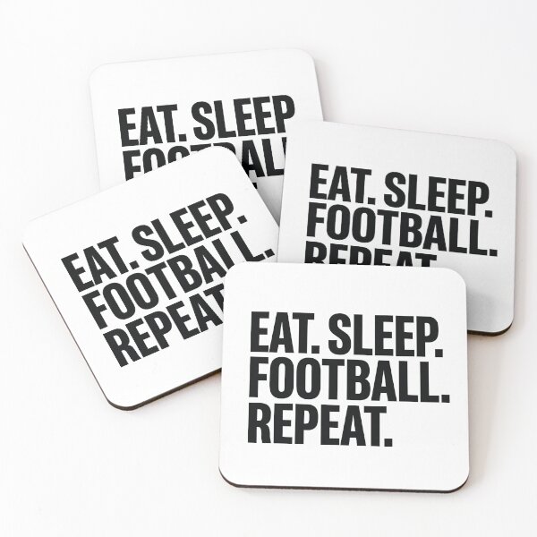 Item preview, Eat Sleep Football Repeat Shirt | Football Fan Gift designed and sold by Boldna.