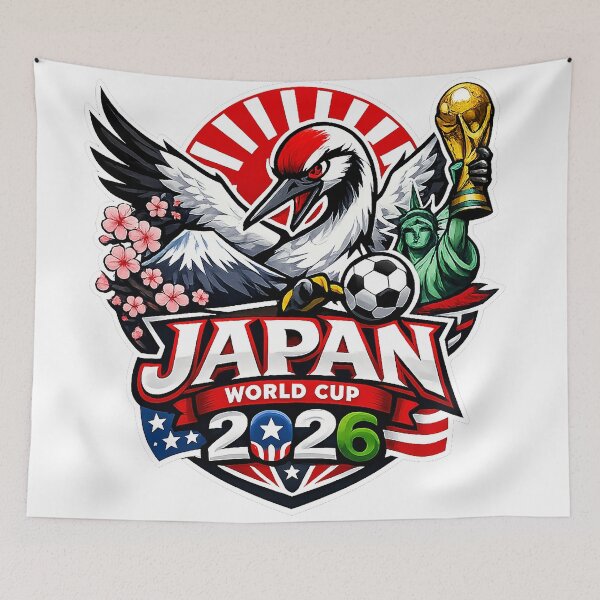 Item preview, Japan Soccer Pride Rising Sun Fan Design designed and sold by phnemartine.