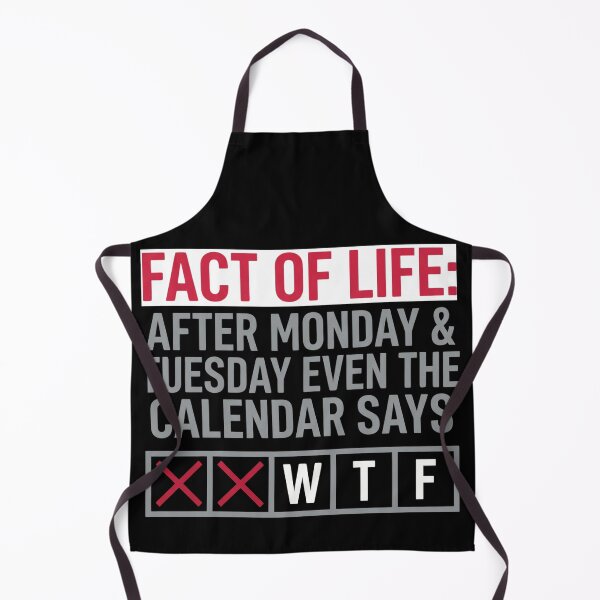 Item preview, Fact Of Life Calendar Says WTF Funny Office Work Humor designed and sold by Canvas Vibe Studio.
