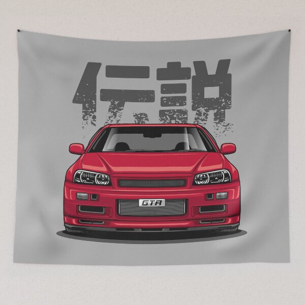 Item preview, Skyline V Spec GTR R34 (Candy Red) designed and sold by JioojiProject.