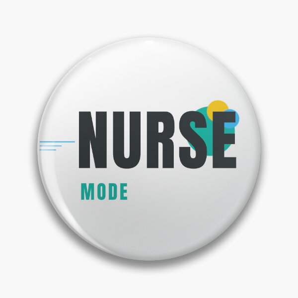 Item preview, NURSE MODE | Modern Nurse Graphic Design designed and sold by HeartAndArtShop.