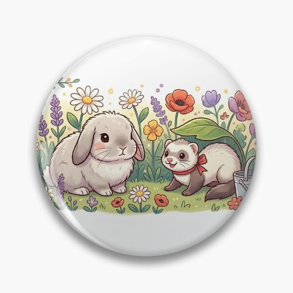 Item preview, Rabbit and Racoon designed and sold by sharonNelsone.