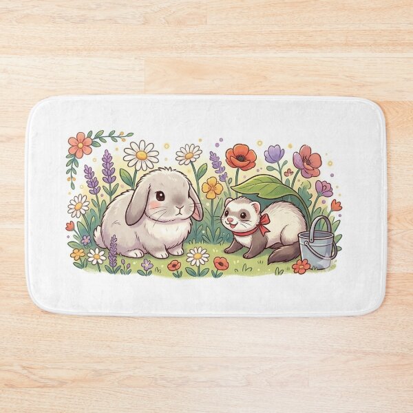 Item preview, Rabbit and Racoon designed and sold by sharonNelsone.