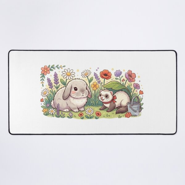 Item preview, Rabbit and Racoon designed and sold by sharonNelsone.