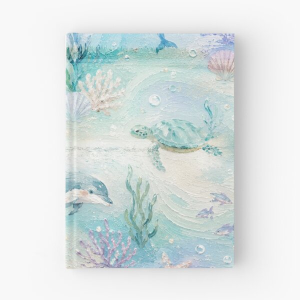 Item preview, Dolphins & Sea Turtles | Coastal Ocean Life Art | Beach Aesthetic Marine Animals designed and sold by Kr8Design.