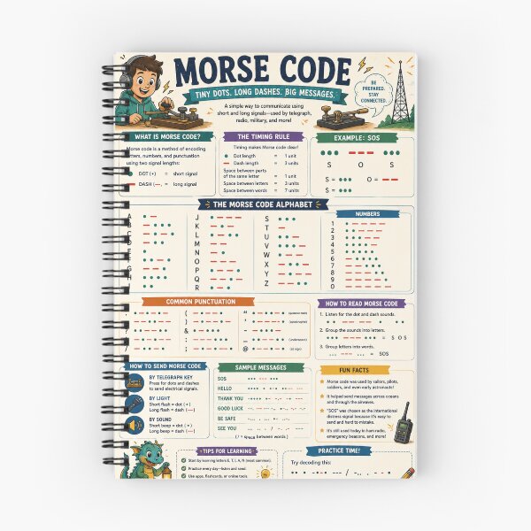 Item preview, Learn Morse code  designed and sold by Roxburylane.