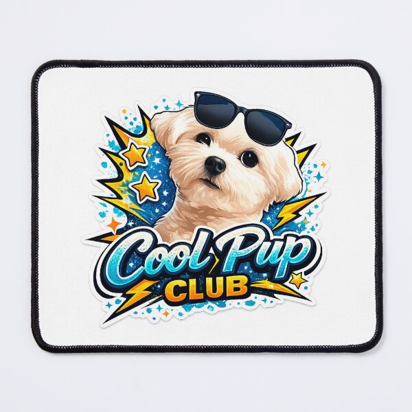 Item preview, COOL!PUPPY Series: Totally Rad Dog Wearing Sunglasses designed and sold by Japan Cyberpunk Universe & Surreal Characters.