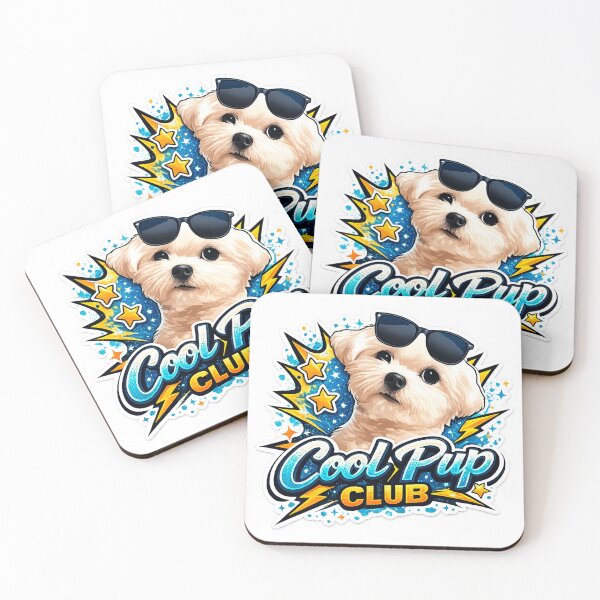 Item preview, COOL!PUPPY Series: Totally Rad Dog Wearing Sunglasses designed and sold by Japan Cyberpunk Universe & Surreal Characters.