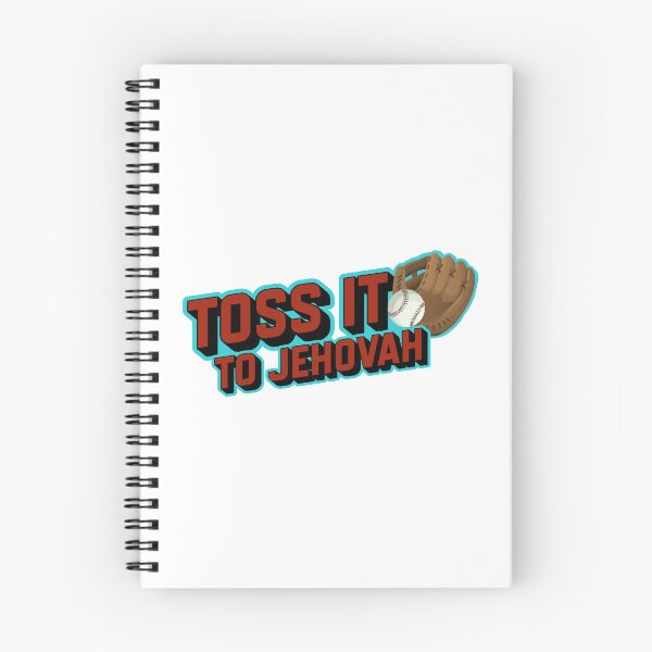 Item preview, Toss It To Jehovah Retro Baseball designed and sold by Paradise JW Graphics & Gifts.
