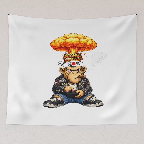 Item preview, Atomic Gorilla Streetwear Rebel Graphic designed and sold by SeriouslyArtistical.