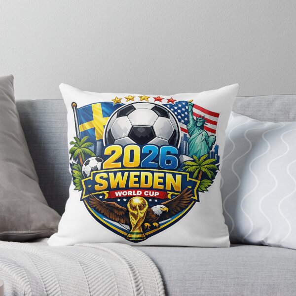 Item preview, Sweden Soccer Supporter Blue and Yellow Football Fan Design 2026 designed and sold by bethdela.
