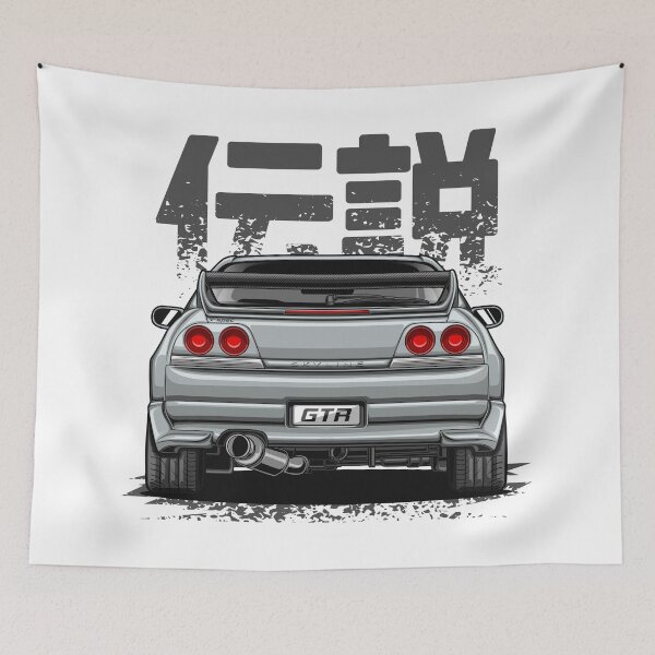 Item preview, Monster Skyline GTR R33 (Spark Silver) designed and sold by JioojiProject.