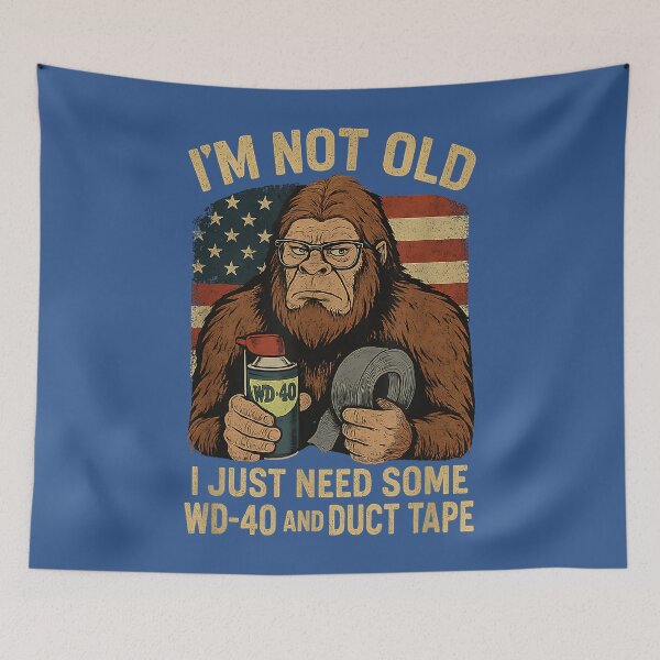 Item preview, Bigfoot I'm Not Old I Just Need Some WD-40 Funny Birthday designed and sold by Mjayshop.