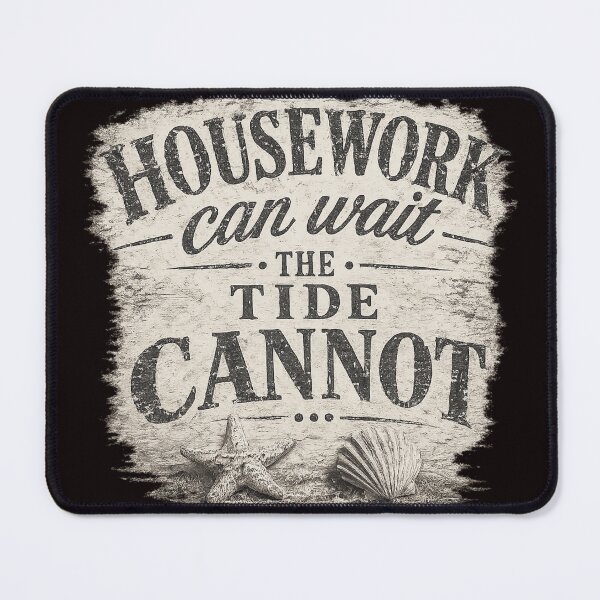 Item preview, Housework can wait. The tide cannot. designed and sold by LJBEYES.