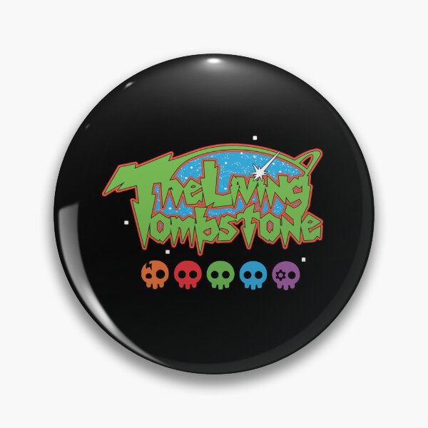 Item preview, The Living Tombstone Retro Space Band Logo designed and sold by qijuredazima.