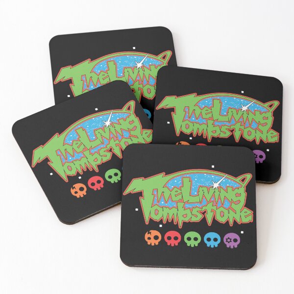 Item preview, The Living Tombstone Retro Space Band Logo designed and sold by qijuredazima.
