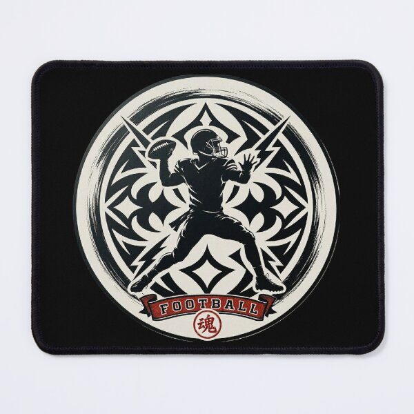 Item preview, Football Japanese Kamon Quarterback Sticker Art designed and sold by Locker39.