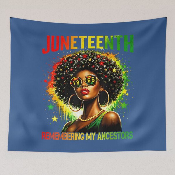 Item preview, Black Women Freedom Juneteenth 1865 Remembering My Ancestors designed and sold by Mjayshop.