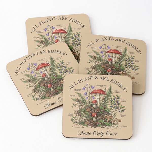Item preview, All Plants are Edible Some Only Once Funny Botany Gardeners designed and sold by whimsymadhu.