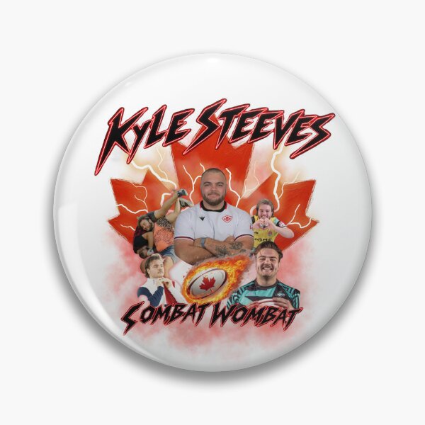 Item preview, Kyle Steeves - Combat Wombat designed and sold by Brumbies Rugby Wpg.