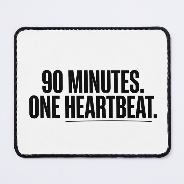 Item preview, 90 Minutes One Heartbeat Shirt | Football Fan designed and sold by Boldna.